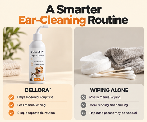 Dellora Canine Clear Dog Ear Cleaner