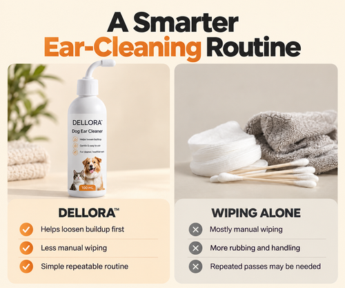 Dellora Canine Clear Dog Ear Cleaner