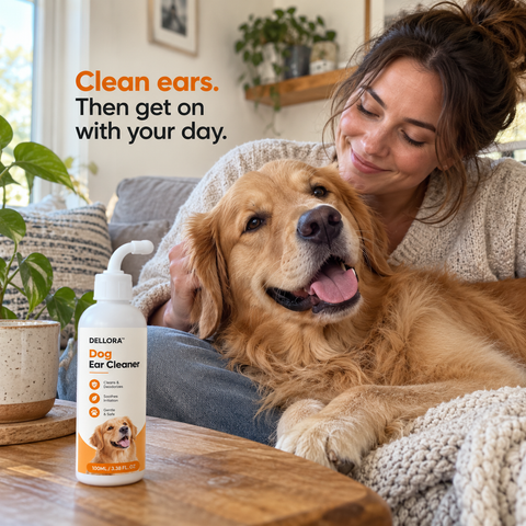 Dellora Canine Clear Dog Ear Cleaner