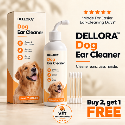 Dellora Canine Clear Dog Ear Cleaner