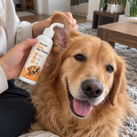 Dellora Canine Clear Dog Ear Cleaner